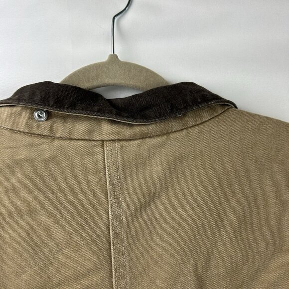 Carhartt Jacket C61 FRB Men 3XL TALL Sherpa Lined Sandstone Ridge Brown Duck VTG - Picture 11 of 16